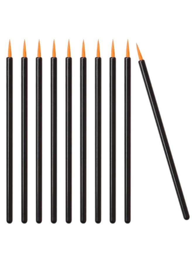 Amora Disposable Black Eyeliner Brushes – Pack of 100 - Image 3